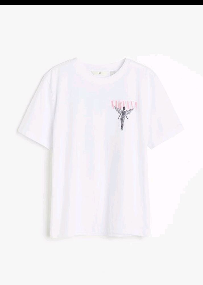 Nirvana Tshirt With Back Graphicss