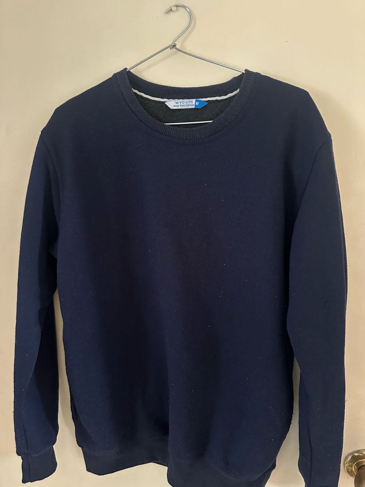 Navy Blue Crewneck Sweatshirt
