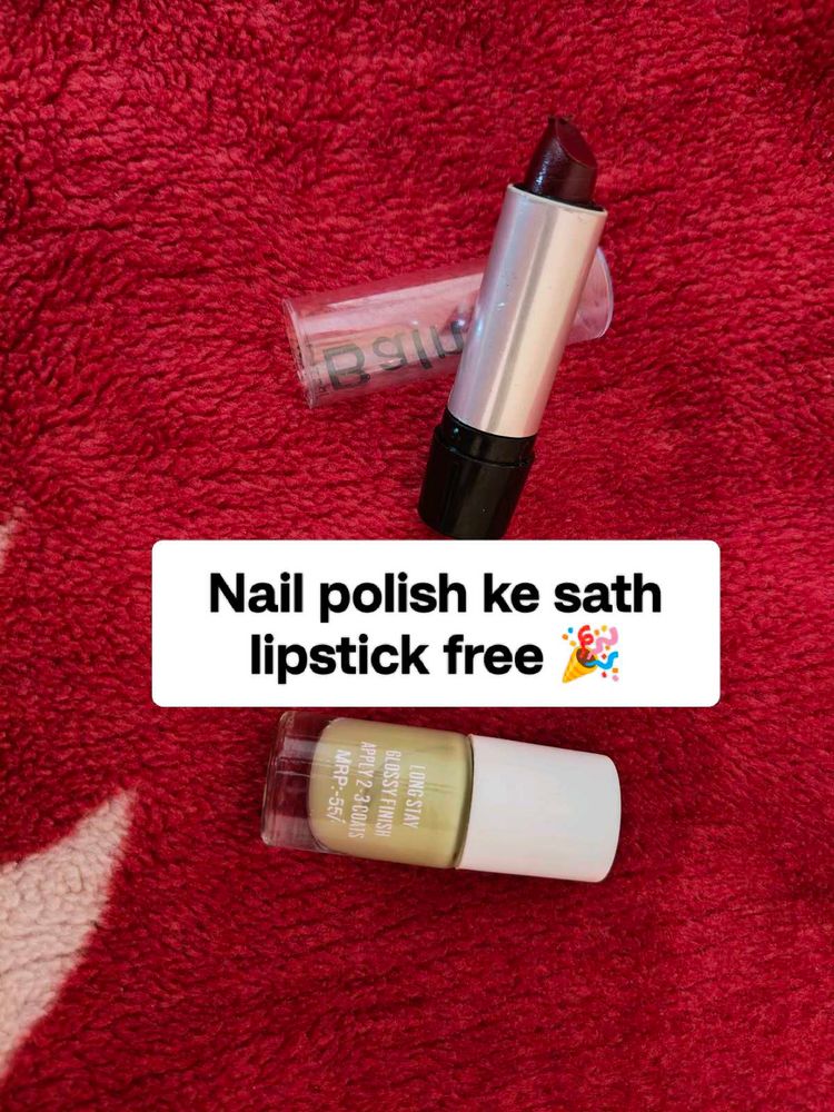 Nail Polish &amp; Lipstick Combo