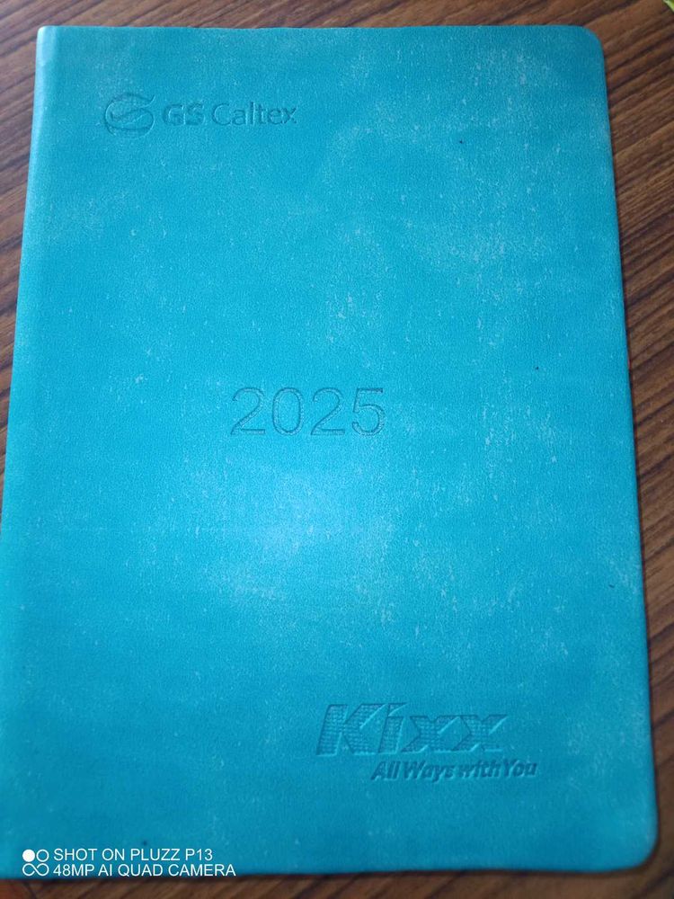 🟩2025 Qty.02 Notebook Diary Of GS Caltex
