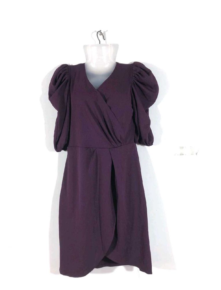 Purple A-Line Dress