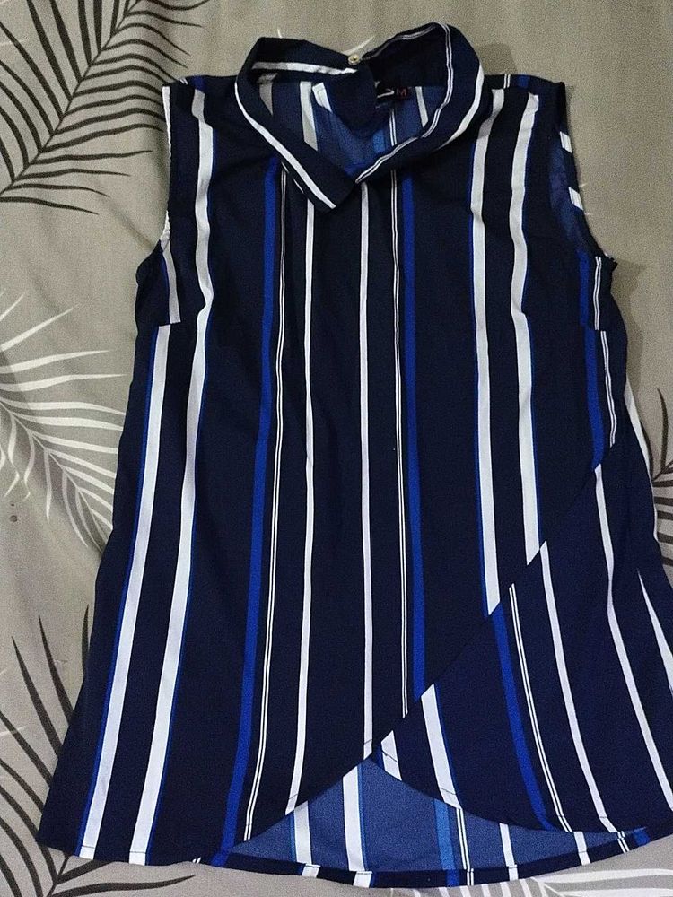 Striped Sleeveless Top
