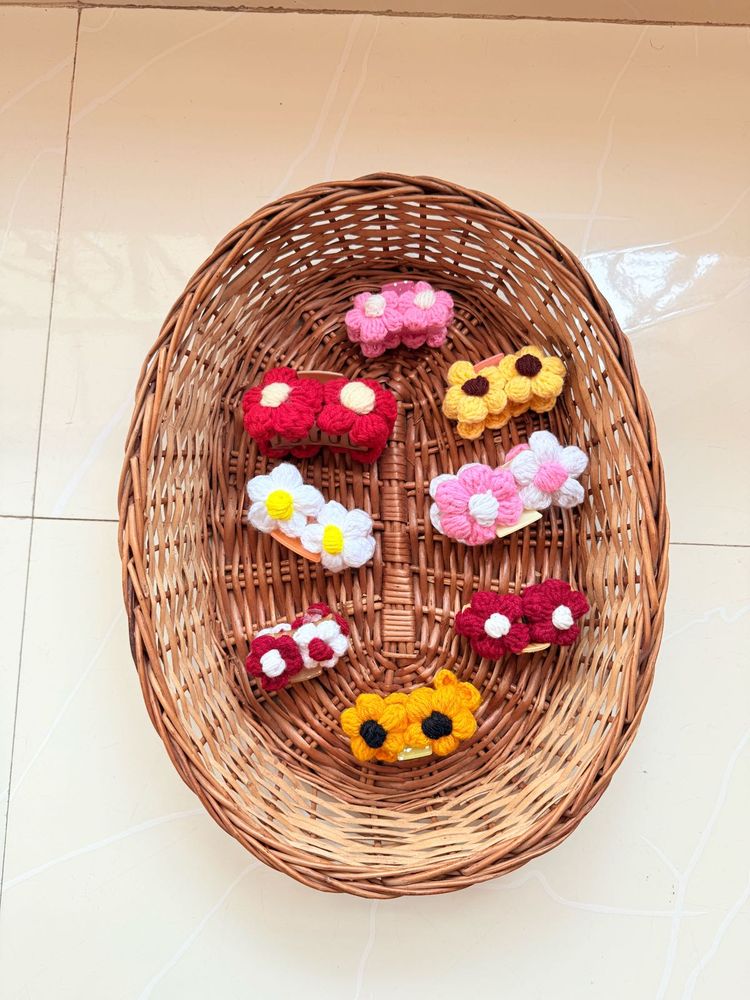 Crochet Claw Clips
