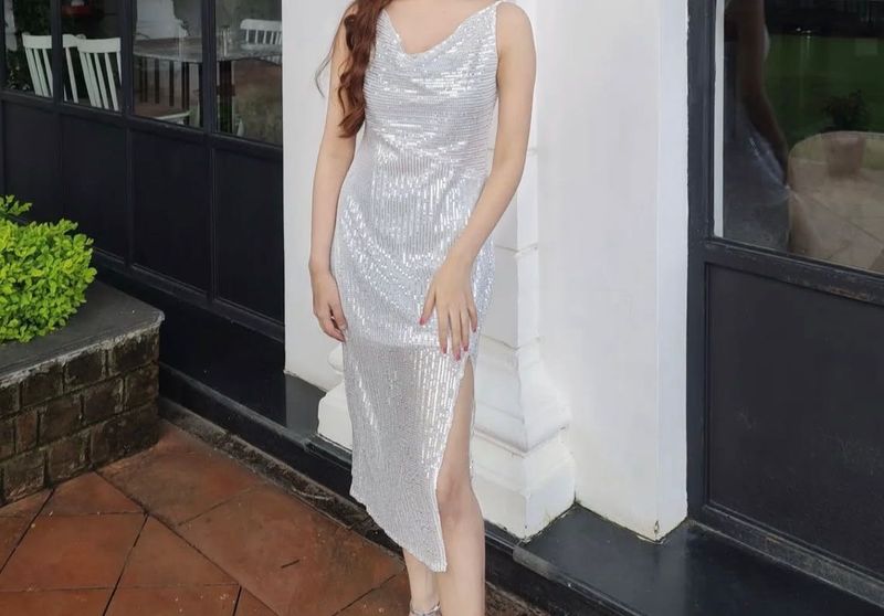 Sparkling Silver Dress