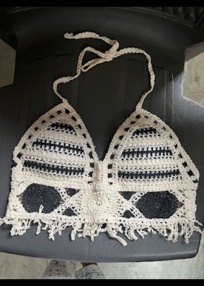 Backless Crochet Top