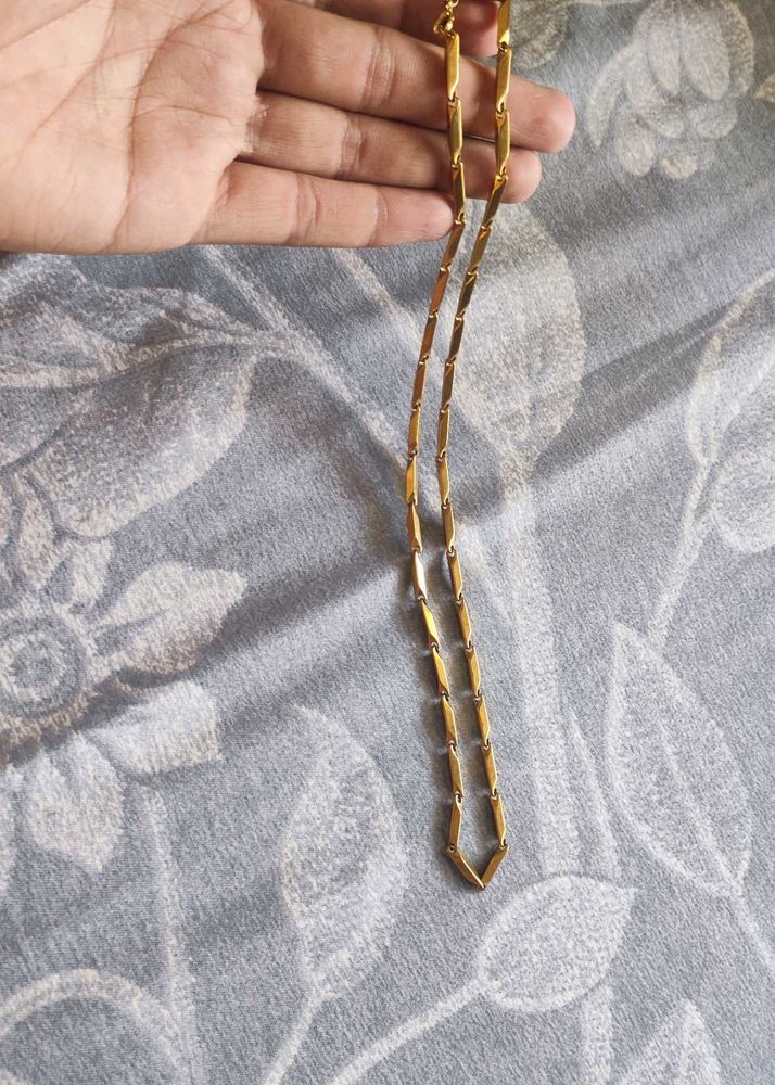 Stainless Steel Golden Chain