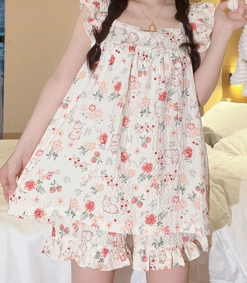 Floral Pajama Set