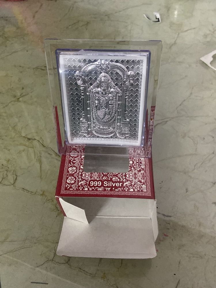 999 Pure Silver Showpiece Perumal