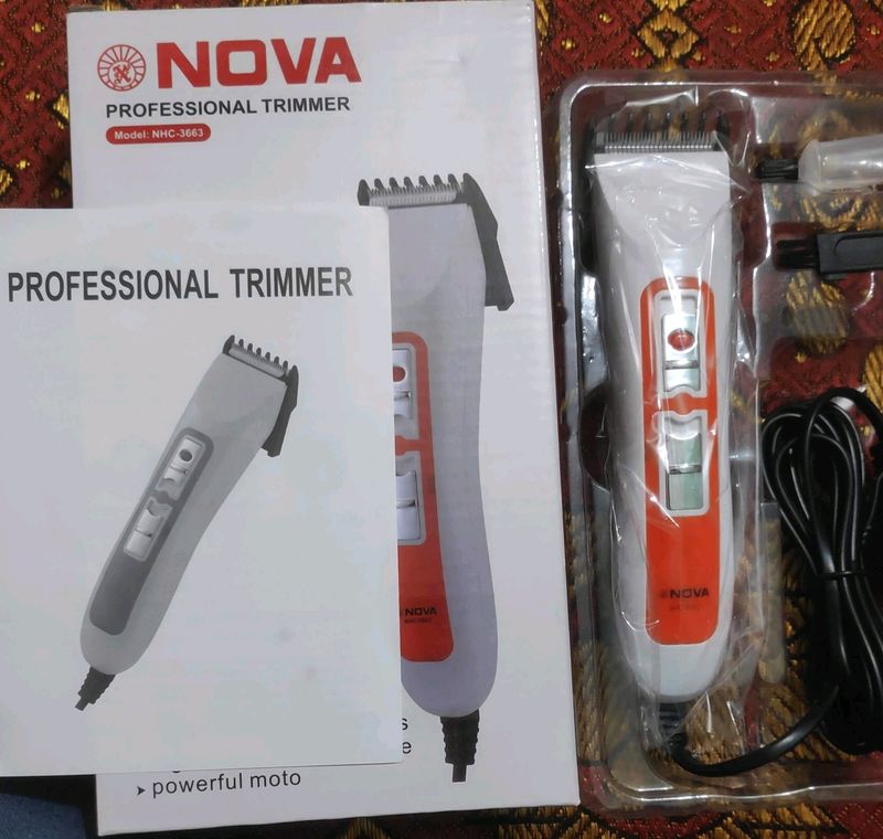 Nova NHC-3663 Trimmer for men, Brand New with box.