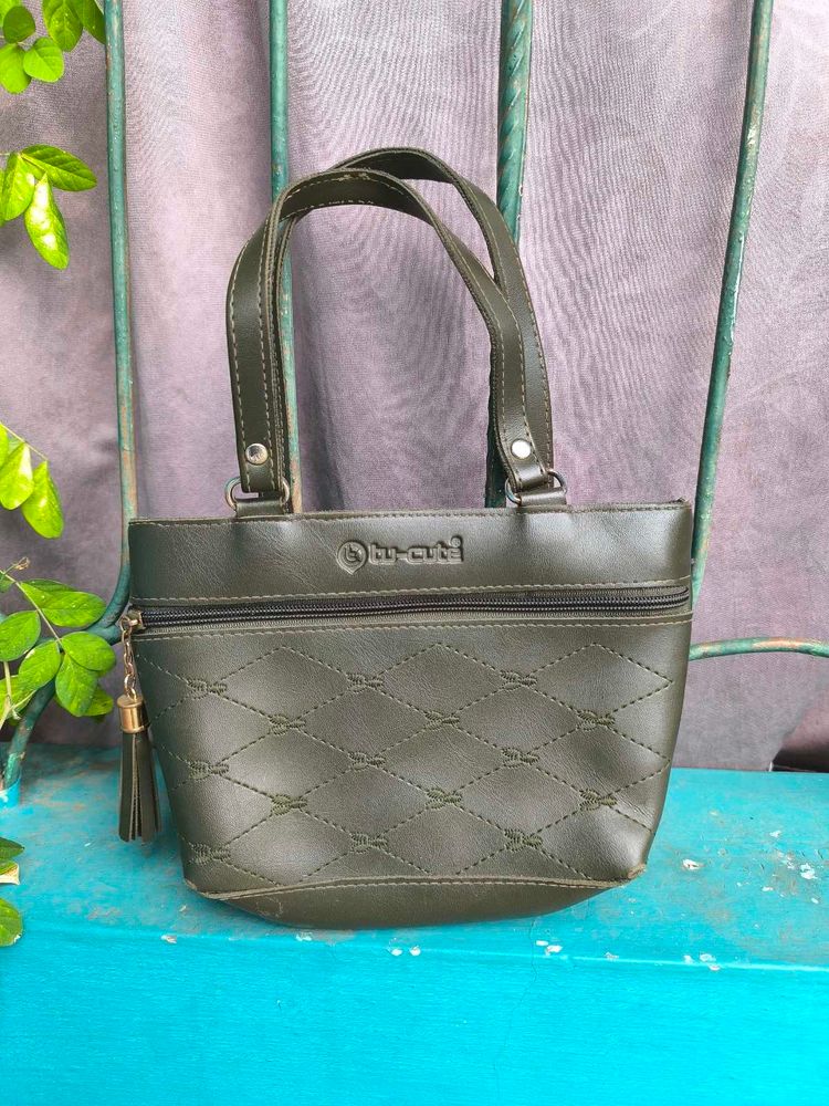Olive Green Hand Bag