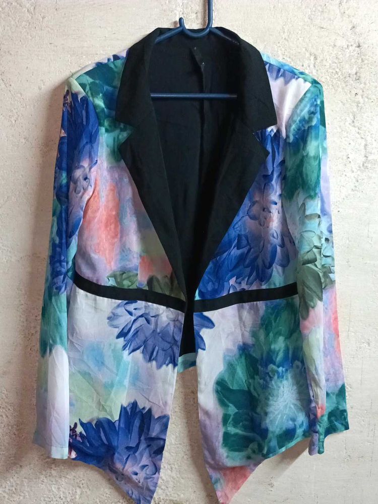 Trendy Summer Fashion Shrug Full-sleeve Multicolou