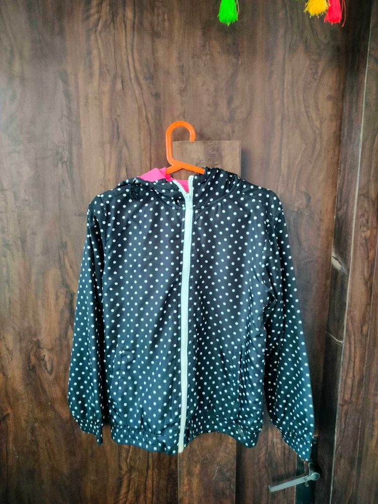 Stylish Polka Dot Jacket