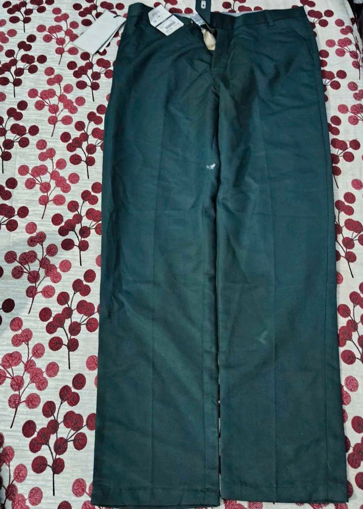 Men&#39;s Green Straight Pants