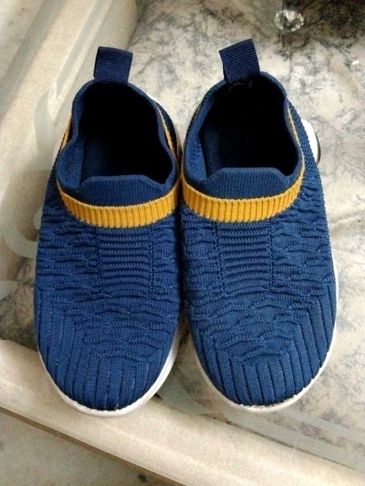 Blue &amp; Yellow Baby Shoes