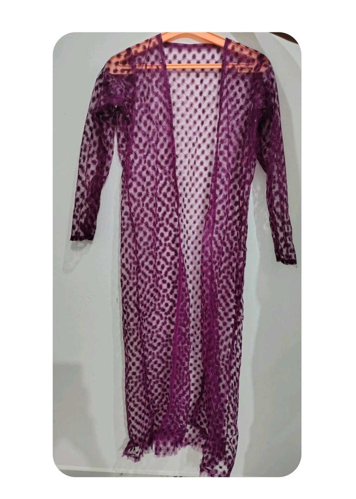 Purple  net long strug