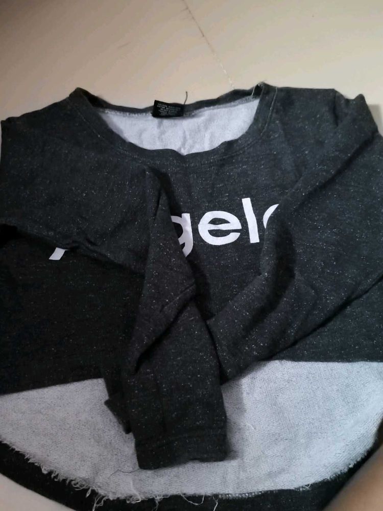 Gray Graphic Sweatshirt