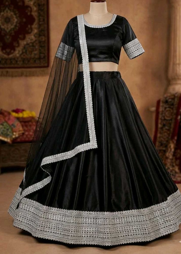 Elegant Black Lehenga Choli Set