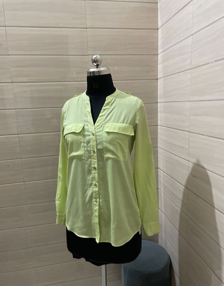 Calvin Klein Lime Green Women's Shirt