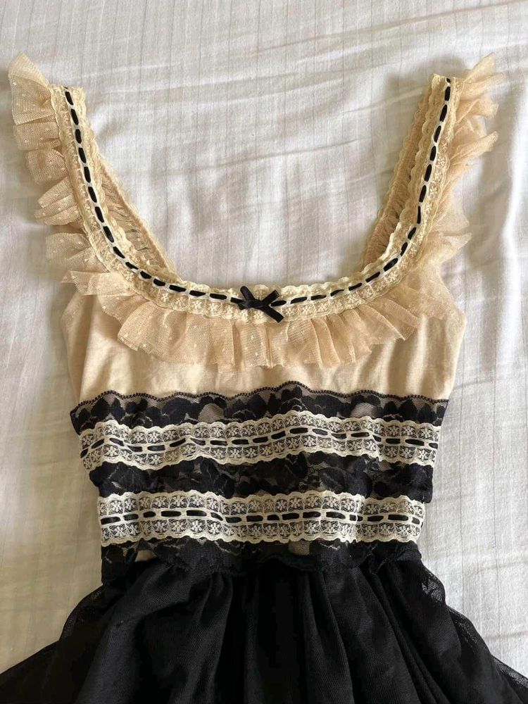 Lace Trim Dress