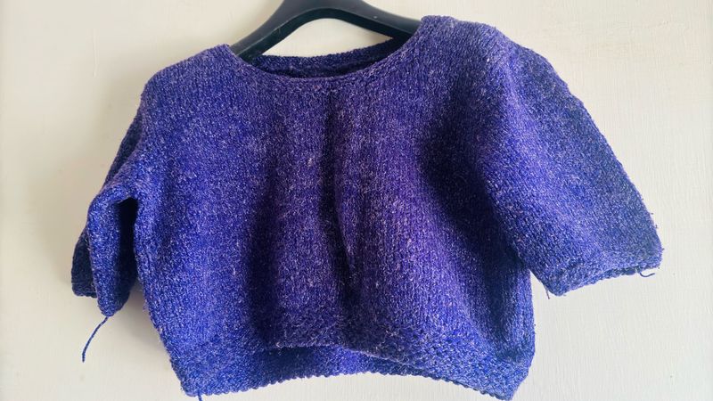 Purple Knit Sweater