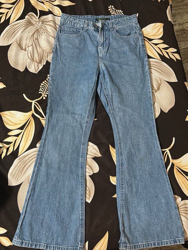 Flare Leg Denim Jeans