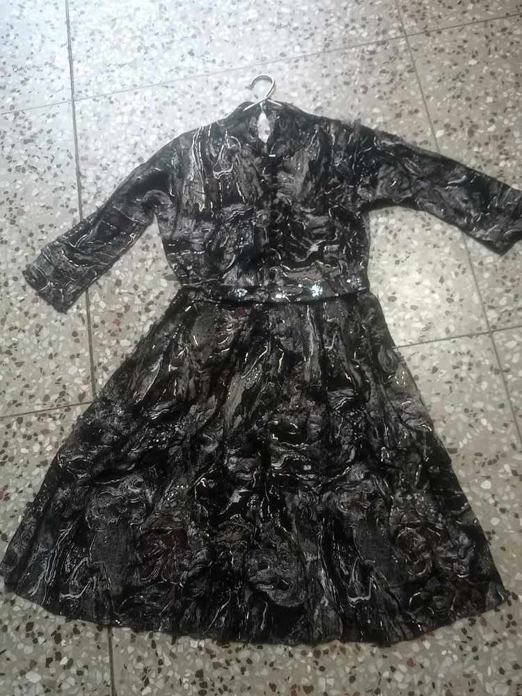 Elegant Vintage Black Dress