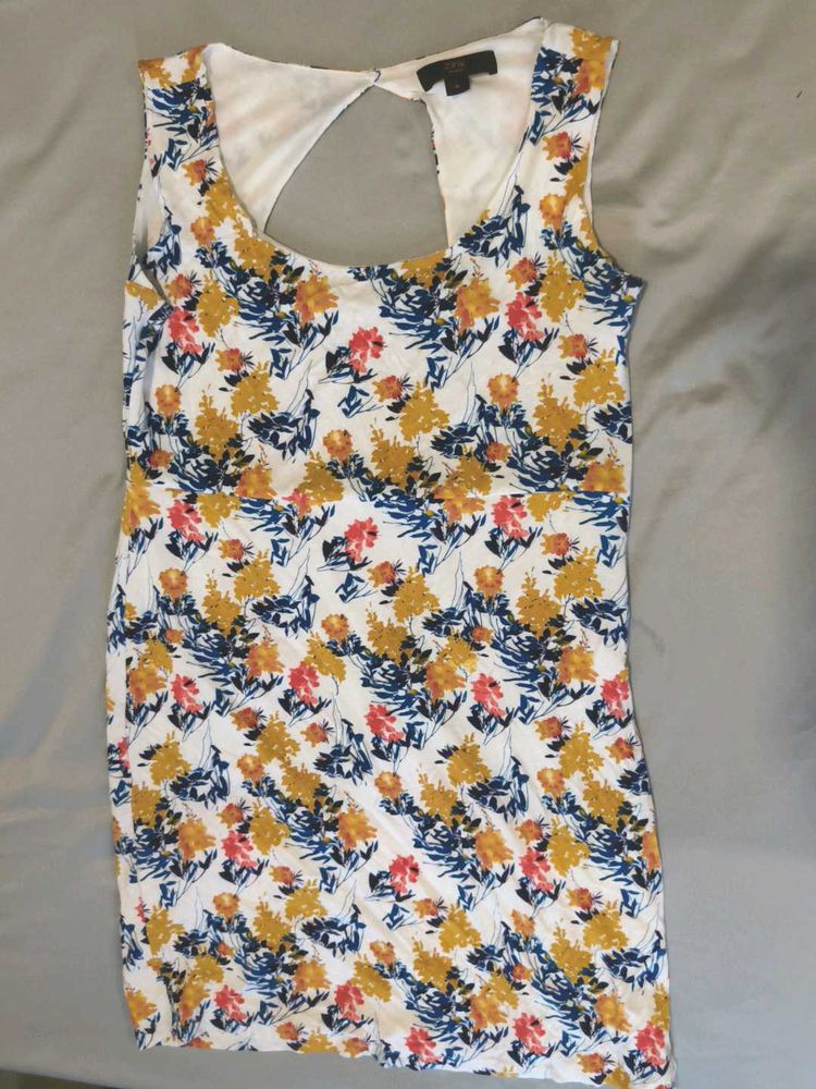 Floral Print Mini Dress