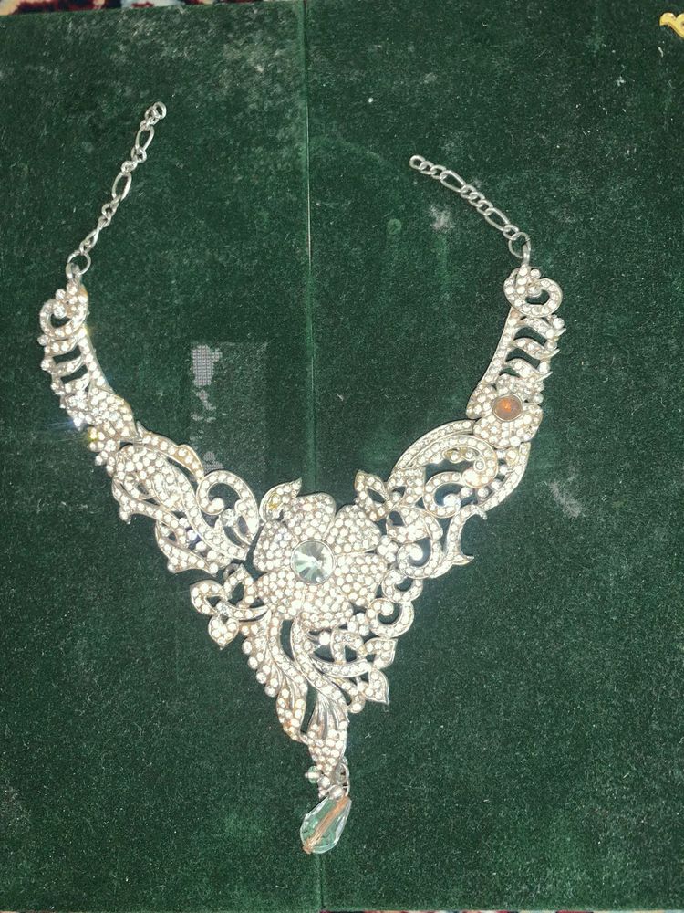 Sparkling Silver Necklace