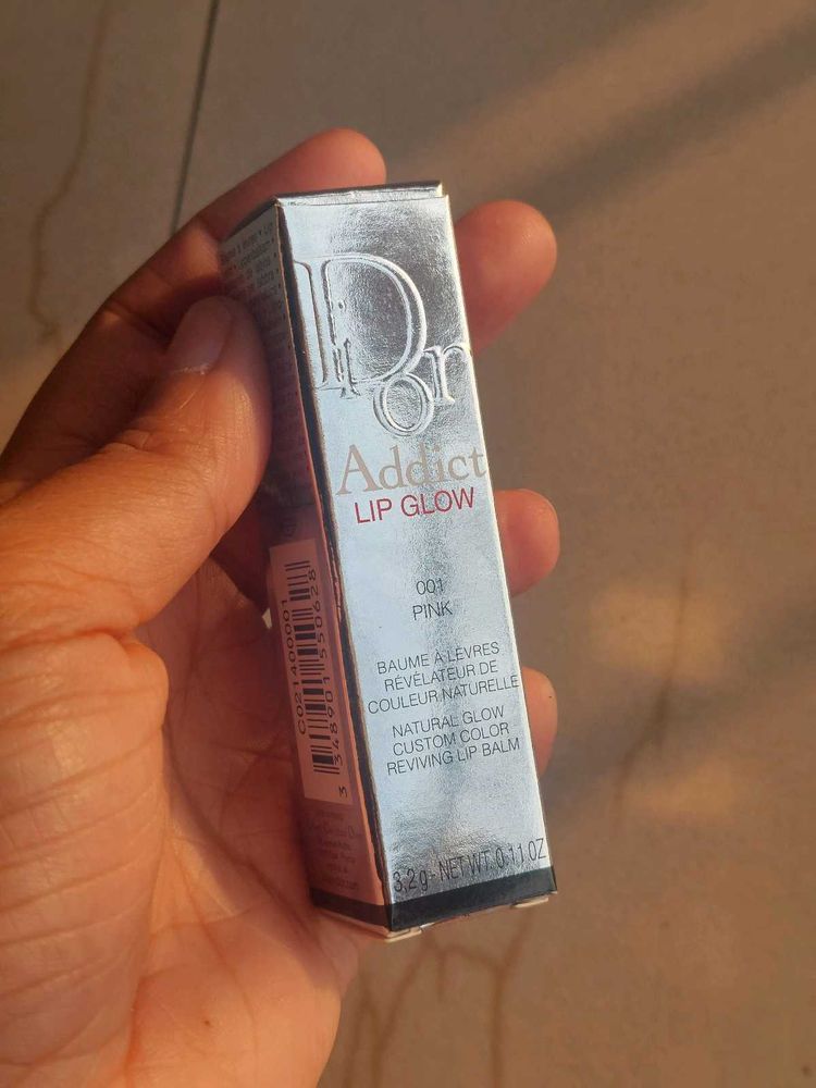 Original Dior Addict Lip Glow 001 Pink Full Size