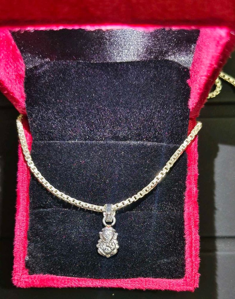 Ganesha Silver Pendant