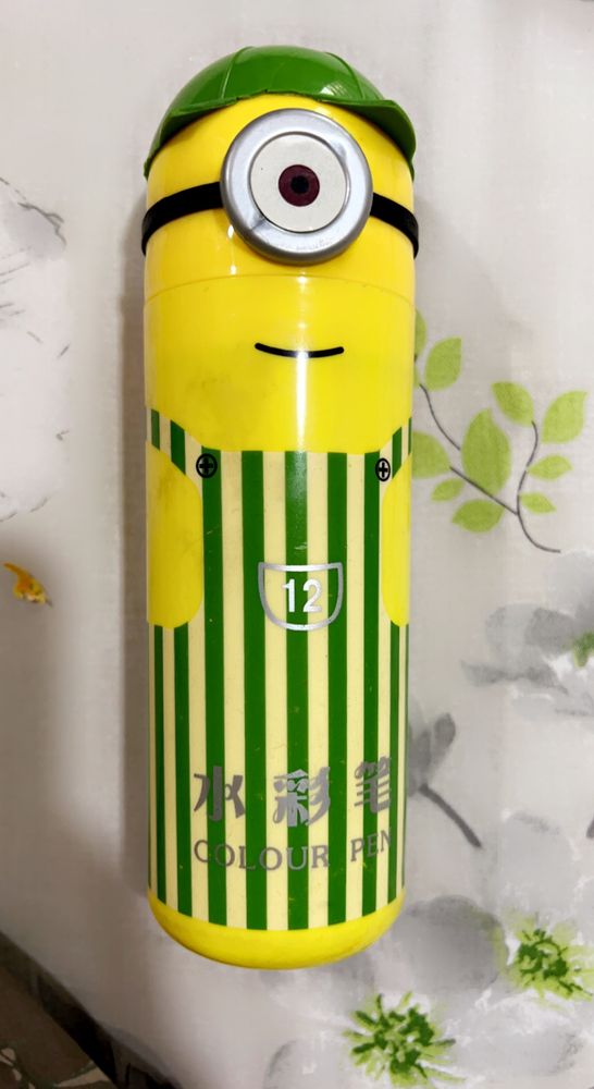 minion sketch pen box for kids