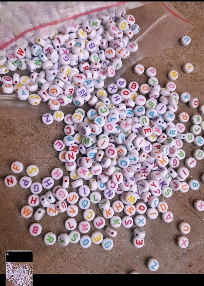 150 Pcs Letter Beads