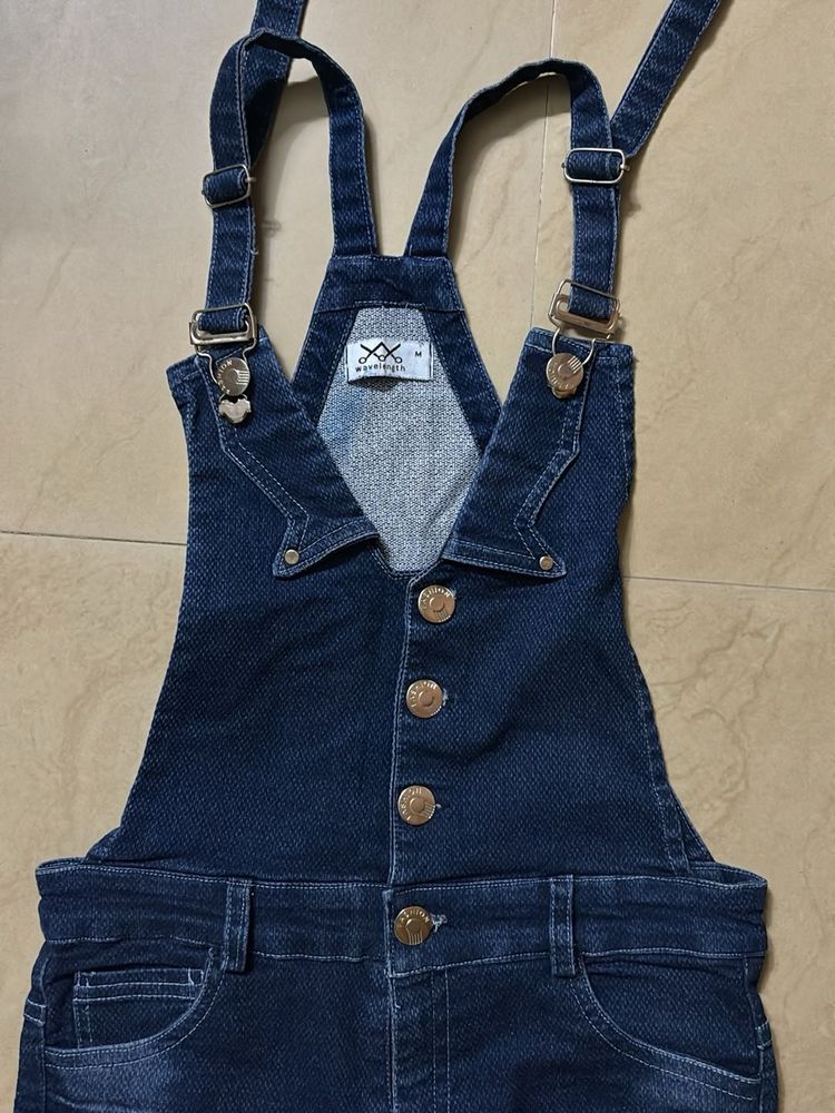 Denim Overalls - Size M