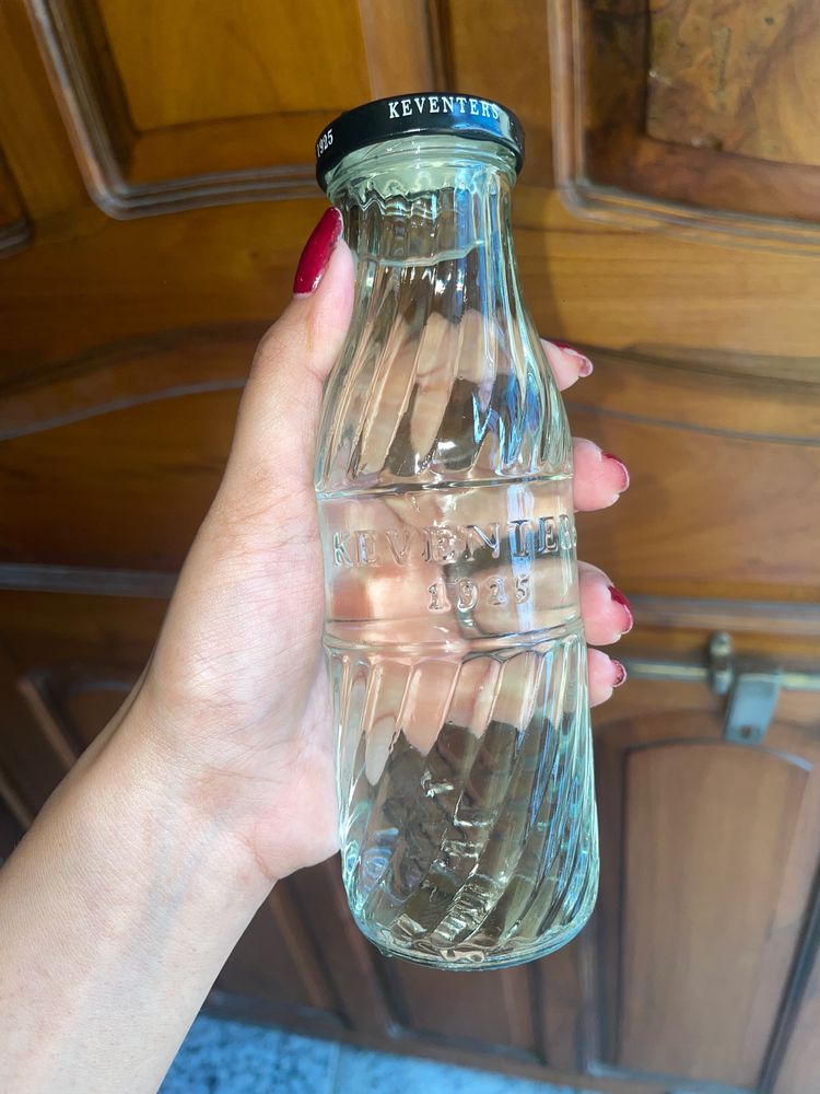 Cute Keventers Glass Water Bottle