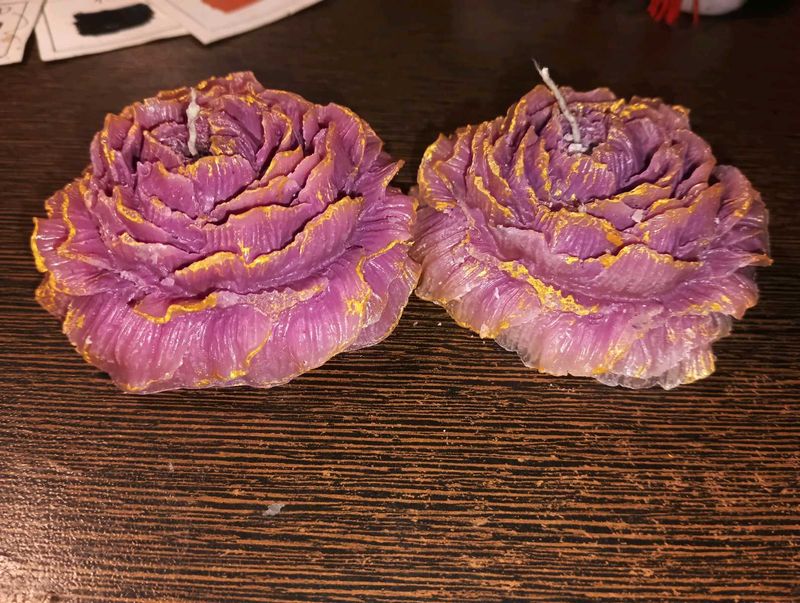 Flower Candel Pack Of 2