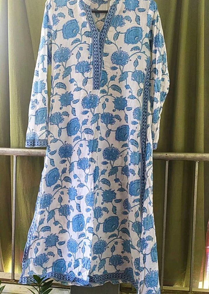 Floral Print Kurta
