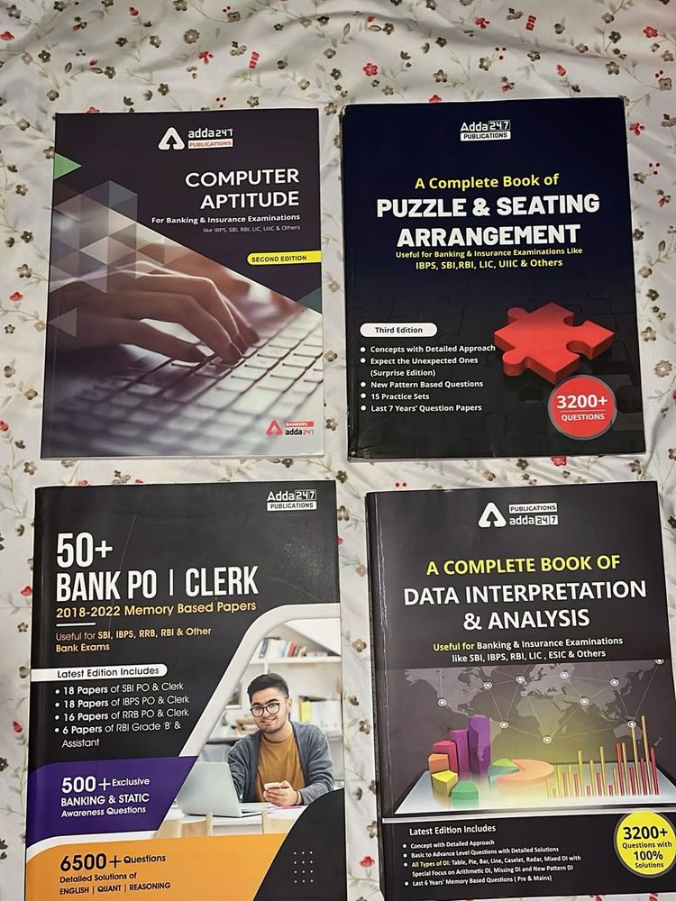 BANKING BOOKS SET OF 4
