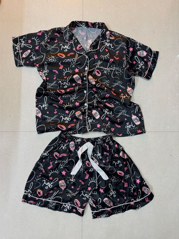 2 Piece Night Set (shorts and shirt)
