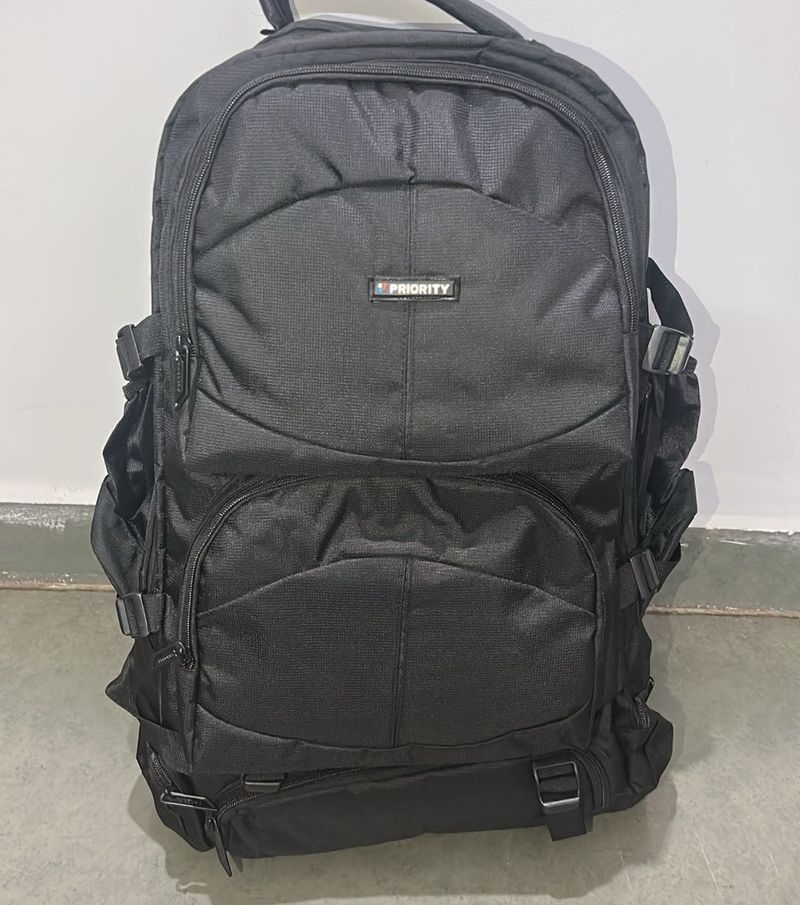 Priority Black Treaking Backpack - New