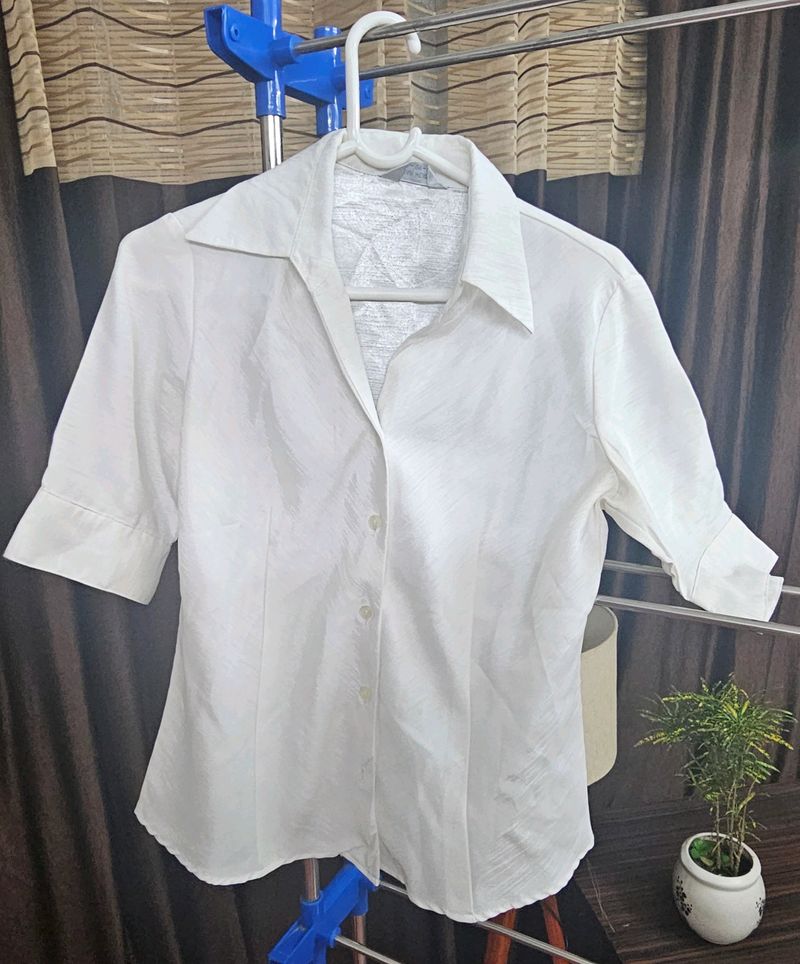 White Classy Top