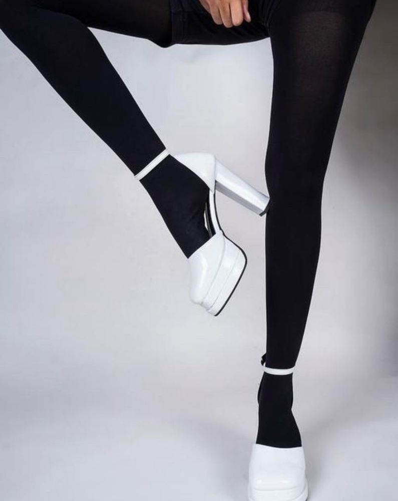 White Platform Heels