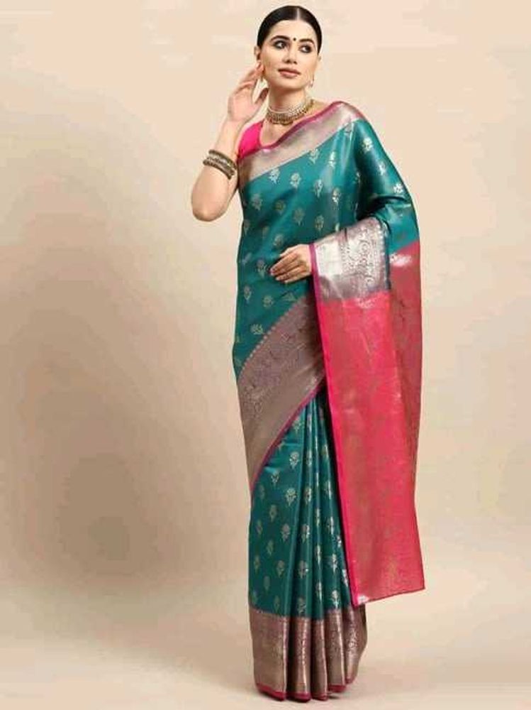 Seagreen PATTU SAREE
