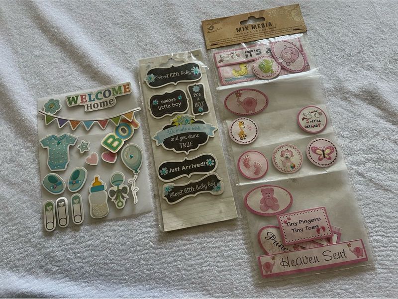 Baby Shower Sticker Set