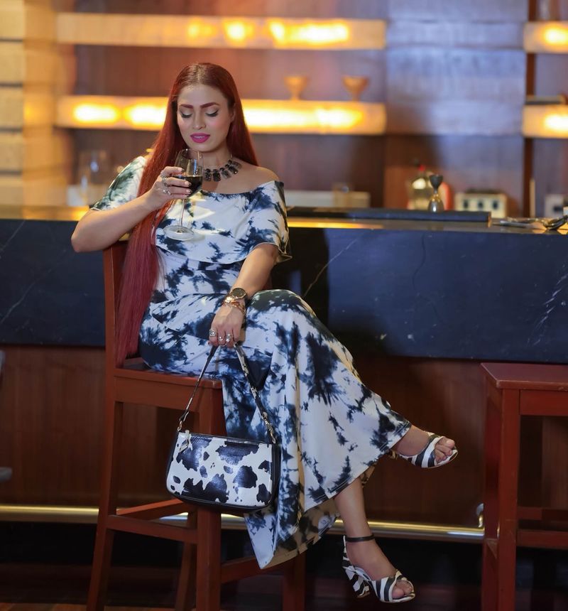 Cow Print Dress