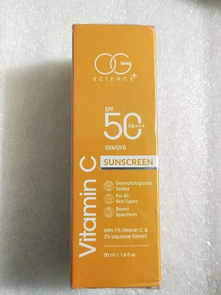 OG Beauty Science Sunscreen 50+++