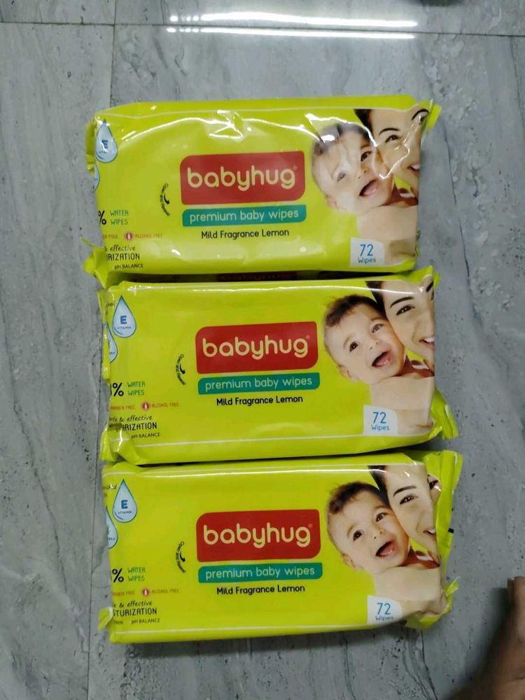 Babyhug Wipes (72 Count)