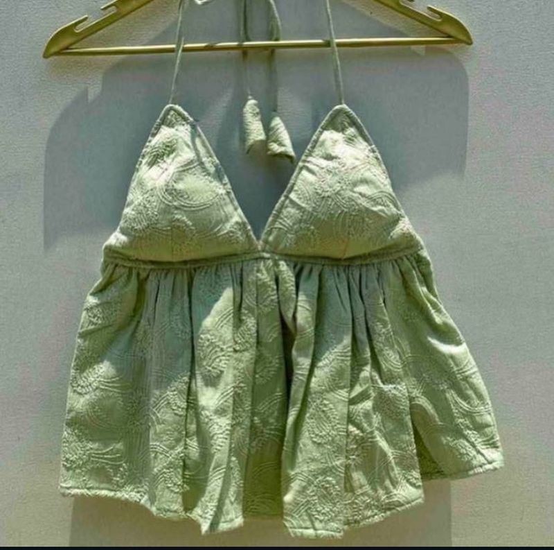 Light Green Tie On Top Size -s 28 B