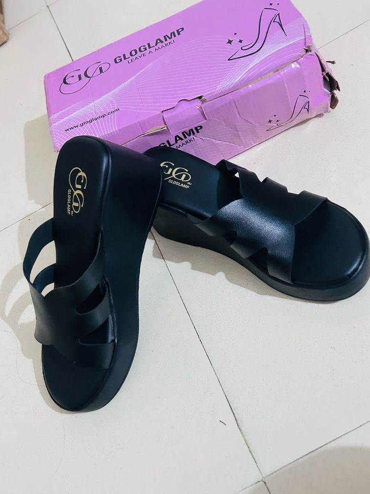 Black GLOGLAMP  woman flat