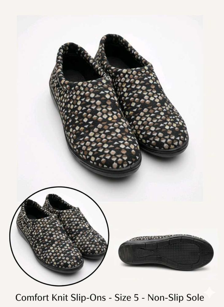 Knit Comfort Slip-Ons