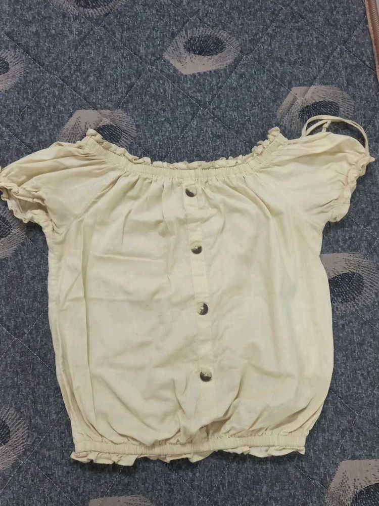 Cute Off-Shoulder Top